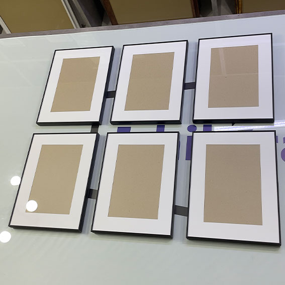 ست 6 عددی قاب عکس فلزی سایز 40*30 مناسب عکس 30*20